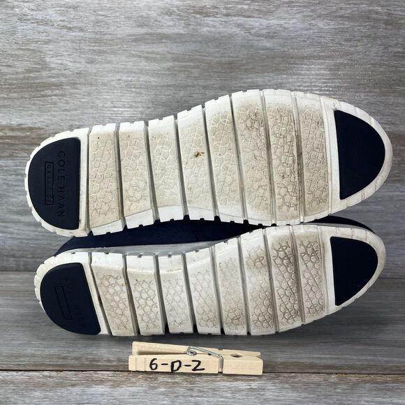 Cole Haan Women's ZeroGrand Blue Leather Waterproof Ankle Booties Size 6 B - Picture 7 of 8